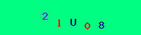 Blue Captcha Image