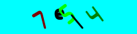 Blue Captcha Image