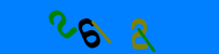 Blue Captcha Image