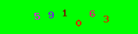 Blue Captcha Image
