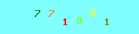 Blue Captcha Image