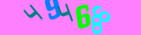 Blue Captcha Image