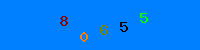 Blue Captcha Image