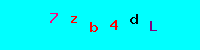 Blue Captcha Image