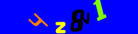 Blue Captcha Image