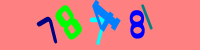 Blue Captcha Image