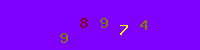 Blue Captcha Image