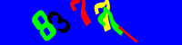 Blue Captcha Image