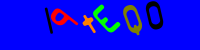 Blue Captcha Image