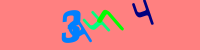 Blue Captcha Image