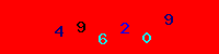 Blue Captcha Image