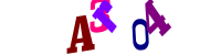 Blue Captcha Image
