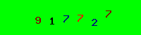 Blue Captcha Image
