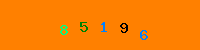 Blue Captcha Image