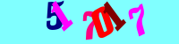 Blue Captcha Image