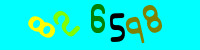 Blue Captcha Image