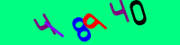 Blue Captcha Image