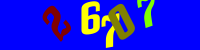 Blue Captcha Image