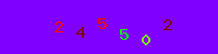 Blue Captcha Image
