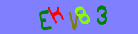 Blue Captcha Image