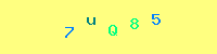 Blue Captcha Image