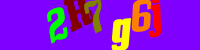 Blue Captcha Image
