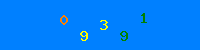 Blue Captcha Image