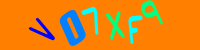 Blue Captcha Image