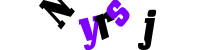 Blue Captcha Image