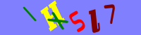 Blue Captcha Image