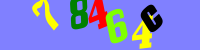 Blue Captcha Image
