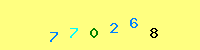 Blue Captcha Image