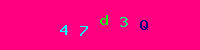 Blue Captcha Image