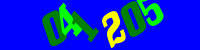 Blue Captcha Image