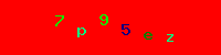 Blue Captcha Image