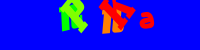 Blue Captcha Image