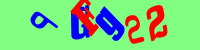 Blue Captcha Image