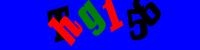 Blue Captcha Image