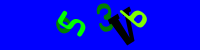 Blue Captcha Image