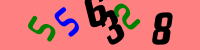 Blue Captcha Image