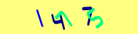 Blue Captcha Image