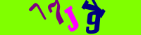 Blue Captcha Image