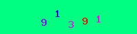 Blue Captcha Image