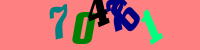 Blue Captcha Image