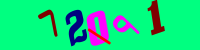 Blue Captcha Image