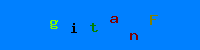 Blue Captcha Image