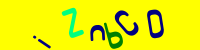 Blue Captcha Image
