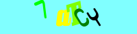 Blue Captcha Image