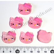 Камея Hello Kitty с блёстками 2 см