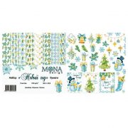 Бумага Mona design Новый год (набор 9 листов)